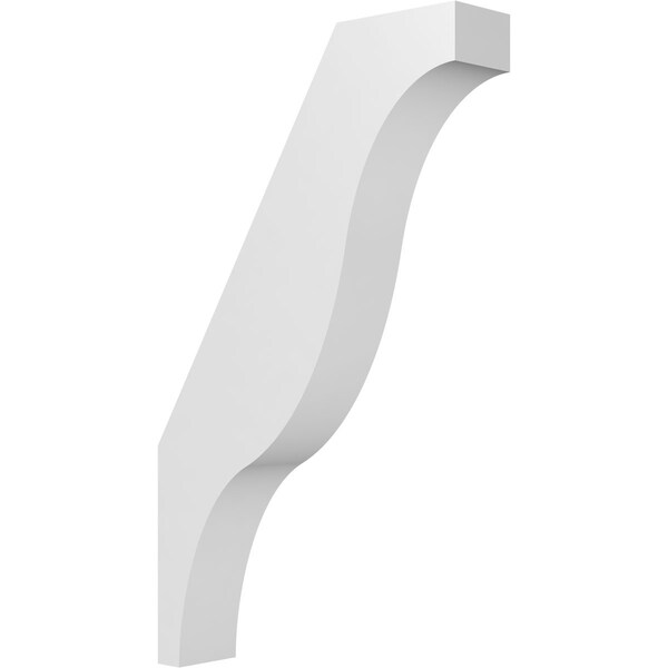 Ekena Millwork 4-in. W x 18-in. D x 30-in. H Funston Architectural Grade PVC Knee Brace BRCP04X18X30FST - main
